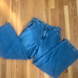 Blue Flare & Wide Leg Jeans